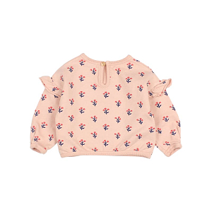 Свитшот флисовый Buho "Baby Fleece Capri Rose", розовый